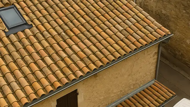 Inspection drone sur toiture