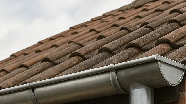 Gouttières zinc remplacées